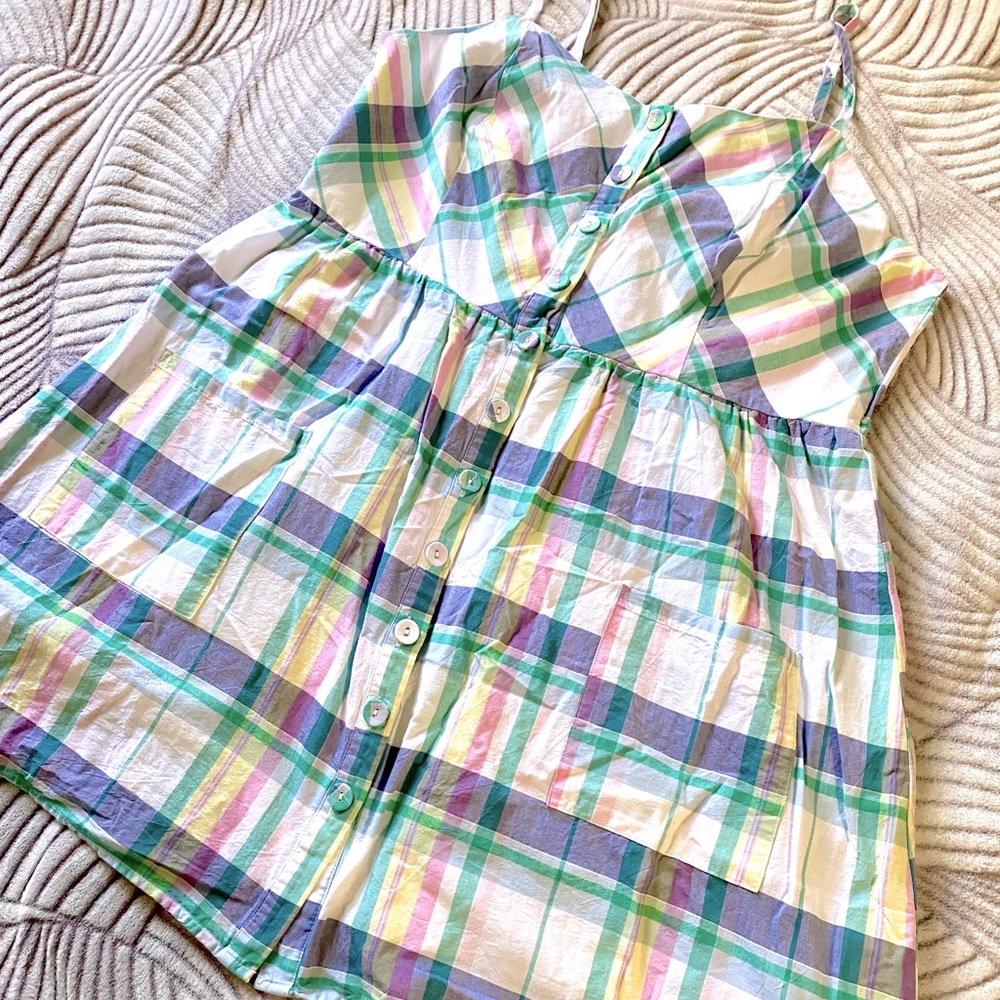 🚫🚫. SOLD 🚫🚫 Adorable Plus Size Plaid Sun Dress Forever 21+ Size 2XL
